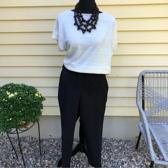 Talbots Black Chatham Ankle Pants Size 12p - Picture 11 of 11